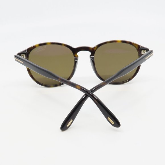 Tom Ford TF834 52M New Tortoise/ Brown Polarized DANTE Sunglasses 52mm with box - Picture 6 of 6